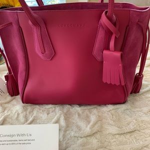Longchamp Penelope Small Fantasie tote. Never used no tags Beautiful Pink color